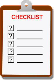 sourcing checklist